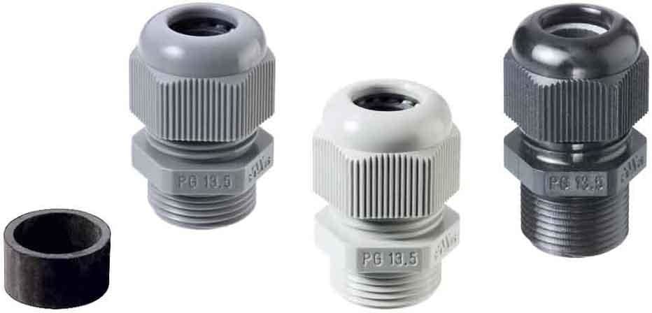 INTERFLEX - Prensaestopas cap-top Pg11 poliéster negro