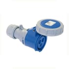 INTERFLEX - Prolongador estanco 32A 3 polos+neutro 400V 6h rojo