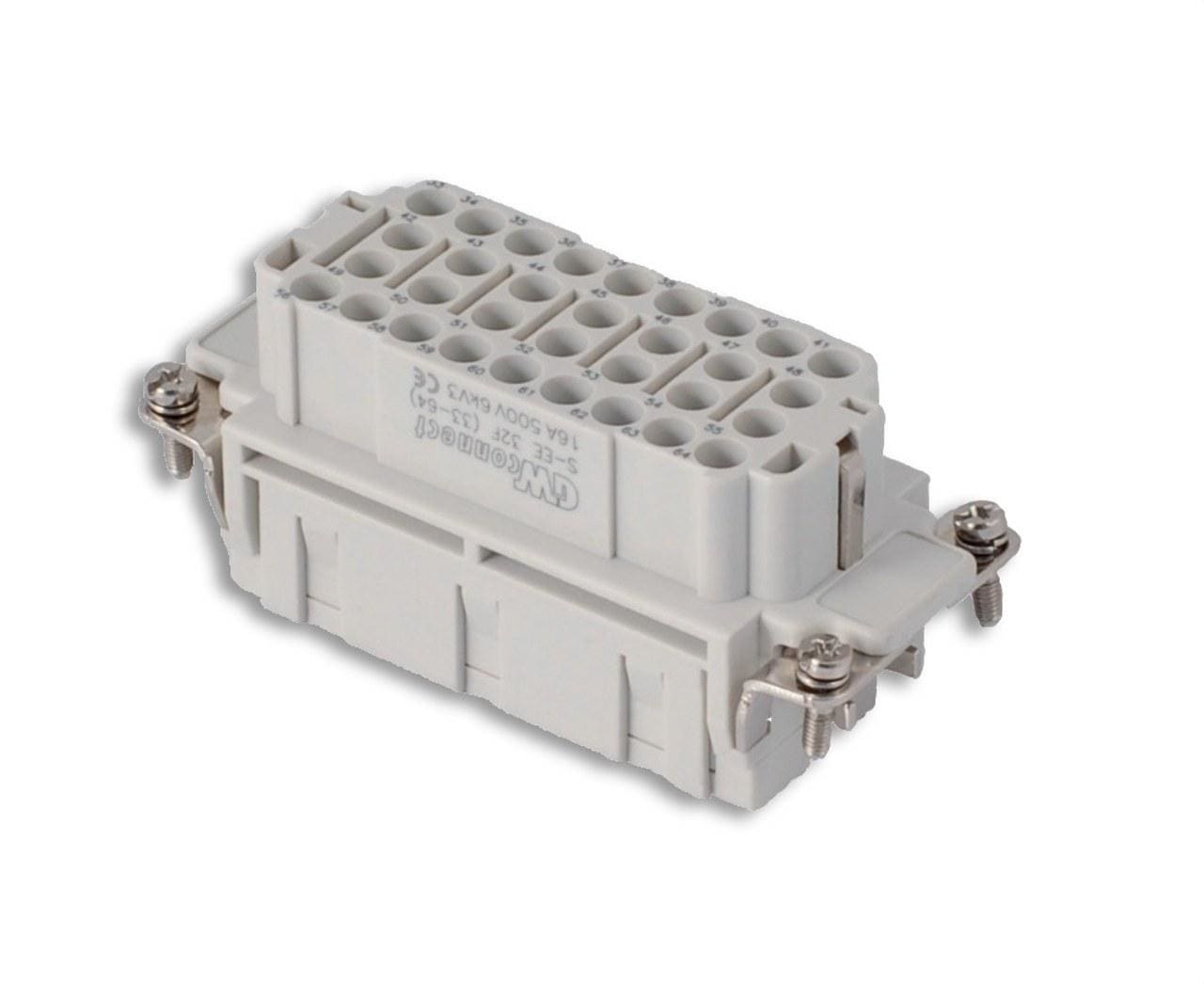 INTERFLEX - Soporte base WESTEC SEE conexión engastado 18 polos 16A 500V