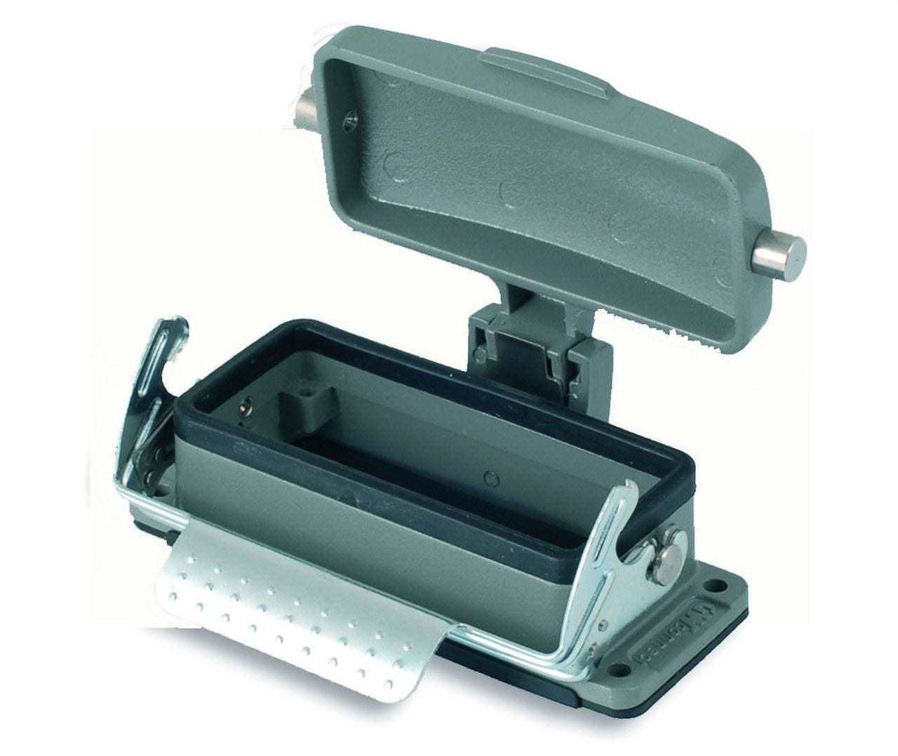 INTERFLEX - Zócalo empotrar con mecanismo cierre +tapa 115,5x44mm