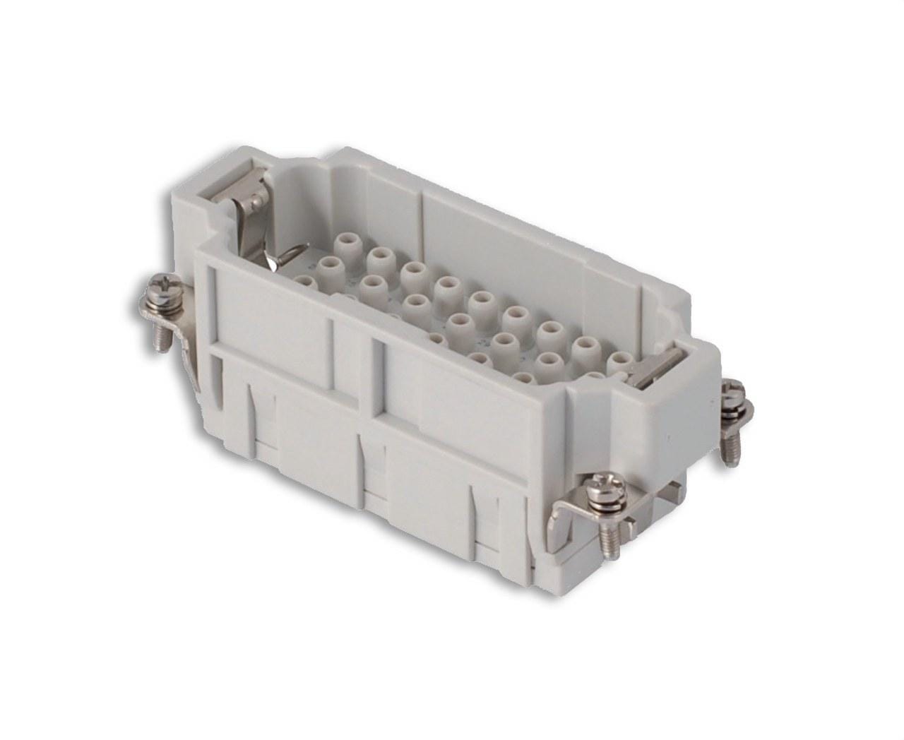INTERFLEX - Soporte clavija WESTEC SEE conexión engastado 46 polos 16A 500V