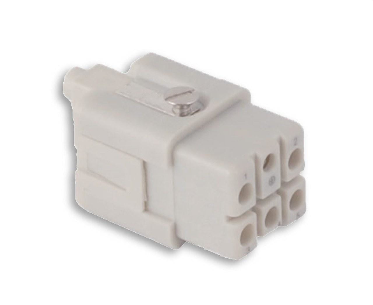 INTERFLEX - Soporte base WESTEC SQ5/0 conexión engastado 5 polos 16A 230