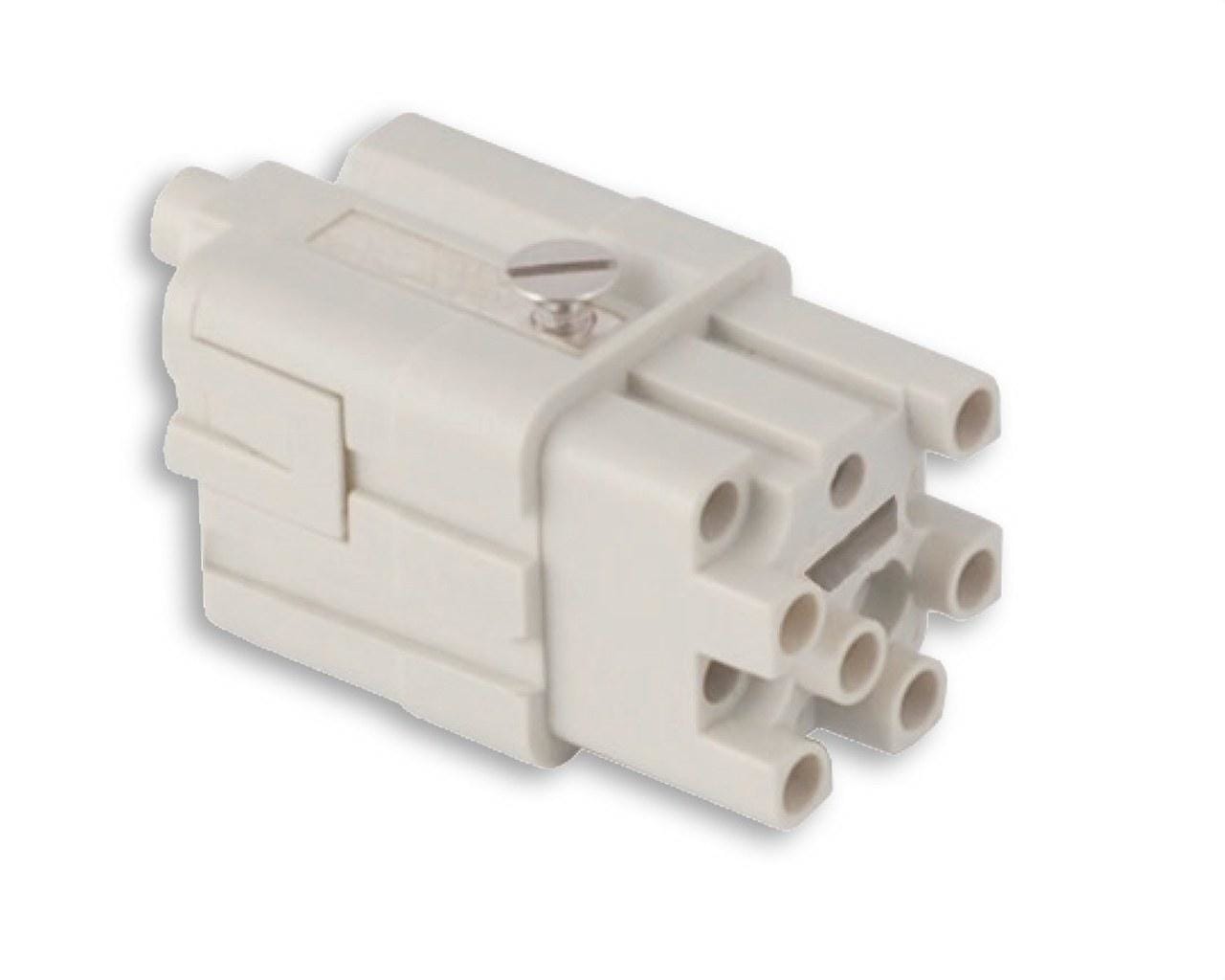 INTERFLEX - Soporte base WESTEC SQ12 conexión engastado 12 polos 10A 400V