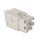 INTERFLEX - Soporte base WESTEC SQ12 conexión engastado 12 polos 10A 400V