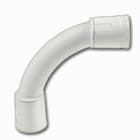 INTERFLEX - Manguito 90 para tubo rígido plástico D50 libre de halógenos gris