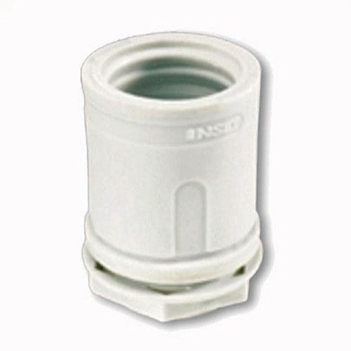 INTERFLEX - Racor para tubo rígido plástico M20 polipropileno libre de halógenos gris