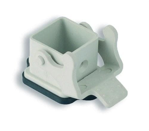 INTERFLEX - Zócalo empotrar rosca Pg recto gris 35x30mm