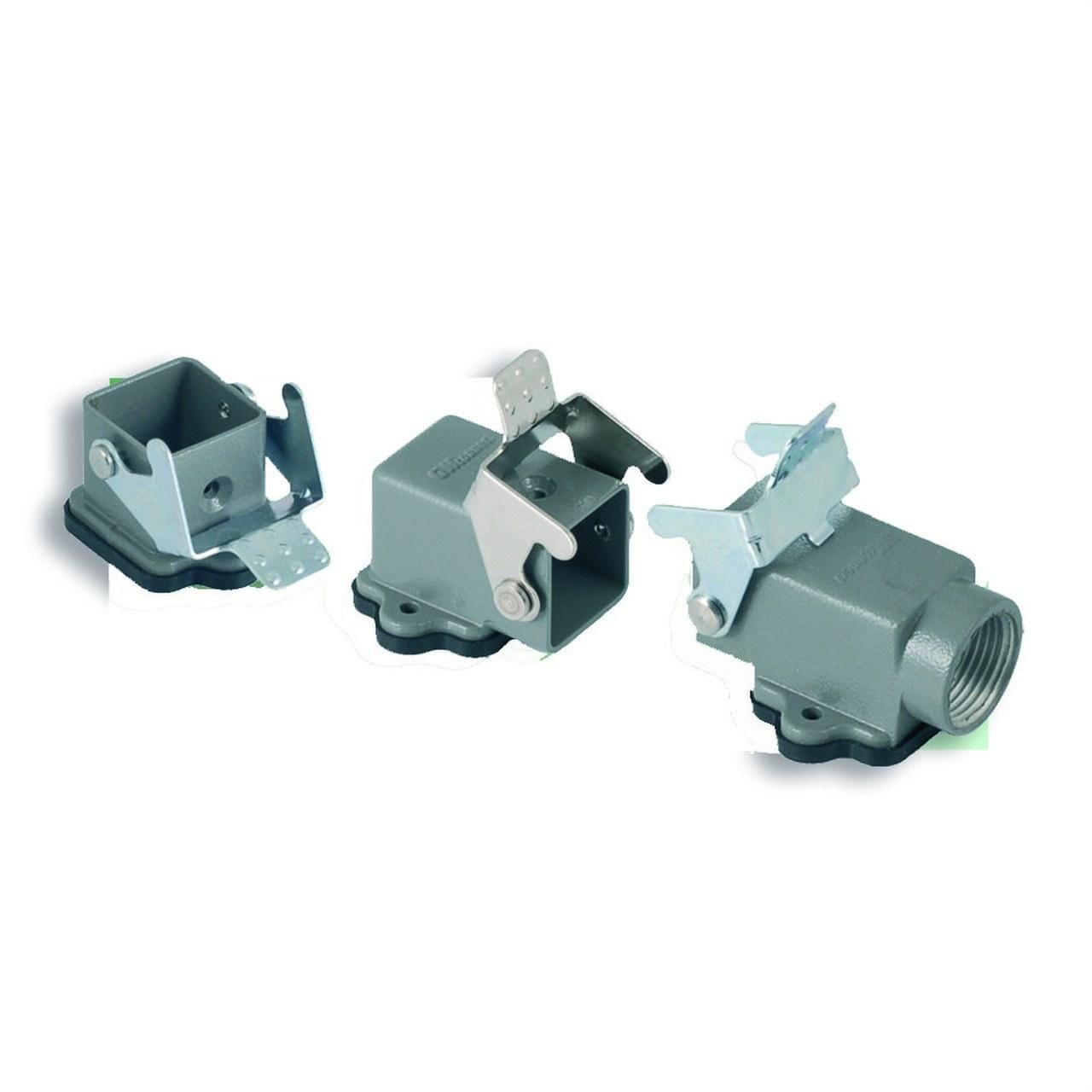 INTERFLEX - Zócalo empotrar rosca Pg recto aluminio 35x30mm