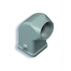 INTERFLEX - Cubierta rosca Pg11 ángulo aluminio