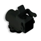 INTERFLEX - Zócalo empotrar rosca M20 angular negro 42x41,5mm