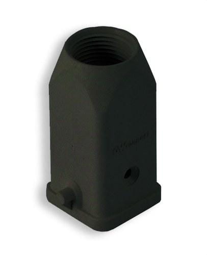 INTERFLEX - Cubierta rosca M20 recta negro