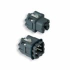 INTERFLEX - BLOQUE CONTACTO S-A BASE 4 POLOS 3A NEGRO