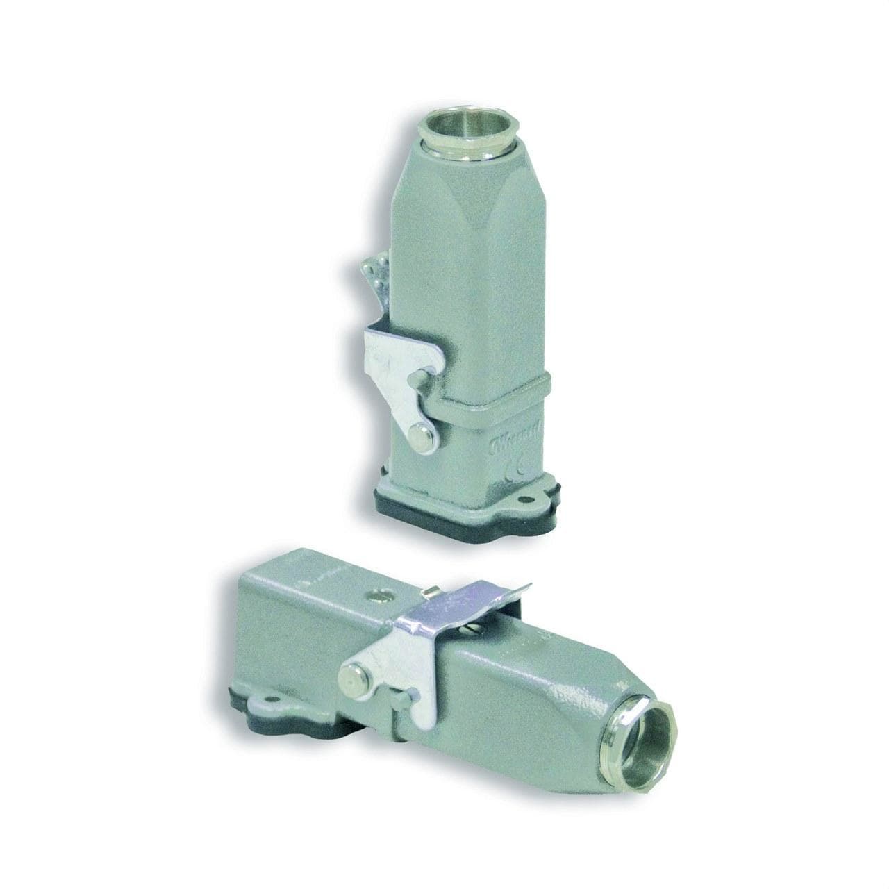 INTERFLEX - Conector S-A material aluminio inyectado zócalo empotrar recto 4 polos