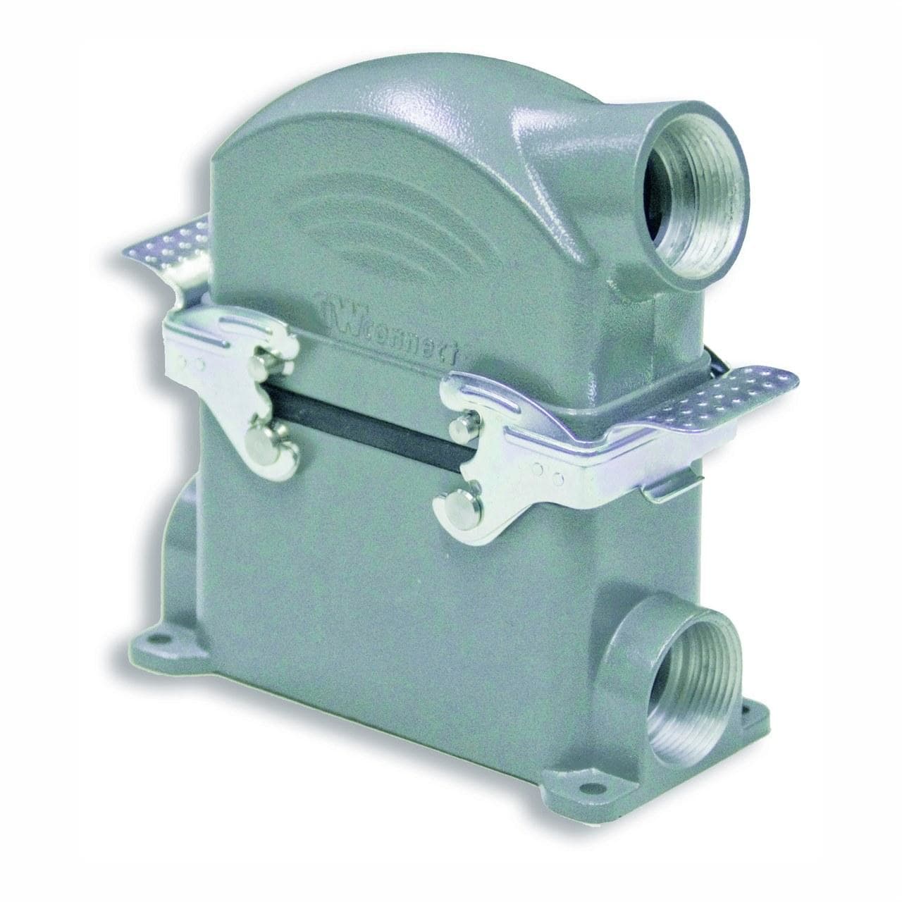 INTERFLEX - Conector S-E mural salida lateral roscada métrica 6 polos