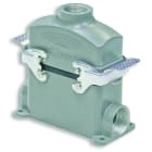 INTERFLEX - Conector S-E mural salida vertical rosca Pg16 10 polos