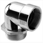 INTERFLEX - Codo 90 M32 latón niquelado