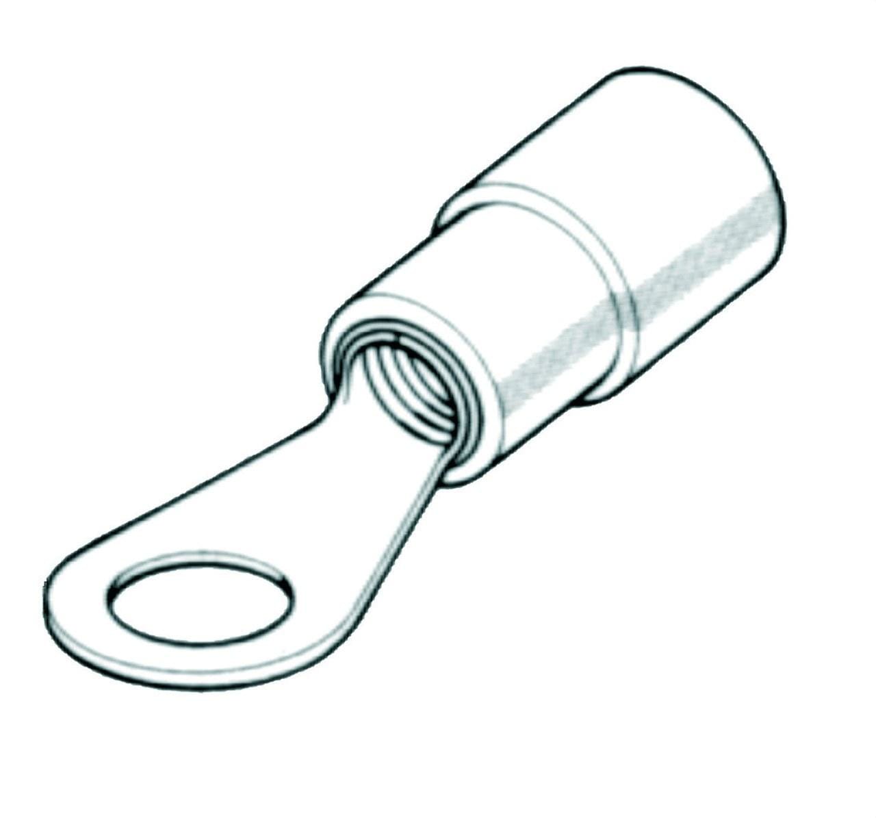 INTERFLEX - Terminal aislado PVC 1,5x2,5mm² tornillo 6