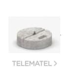 APLICACIONES TECNOLOGICAS - ZÓCALO HORMIGÓN ROSCA M16, 16 KG Y Ø350MM