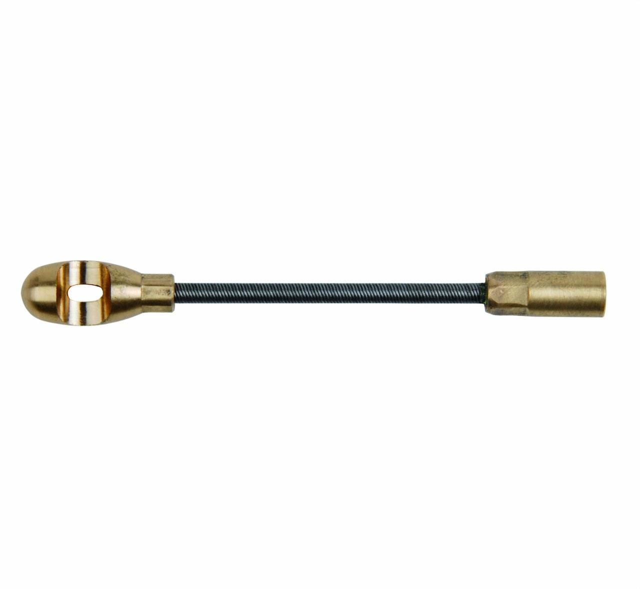 INTERFLEX - Cabezal latón diámetro 6 ojete guía flexible +casquillo M4