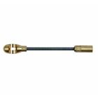 INTERFLEX - Cabezal latón diámetro 6 ojete guía flexible +casquillo M4