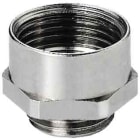 INTERFLEX - Ampliación rosca macho M20/hembra M25 latón niquelado