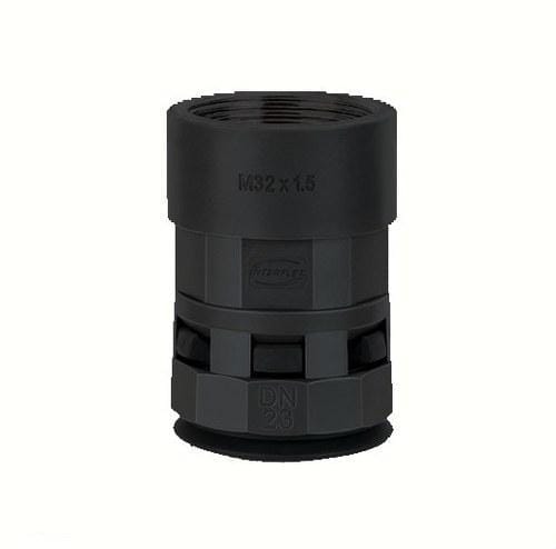 INTERFLEX - Racor rosca hembra NYLOFIX-PLUS DN12 M20 poliamida negro