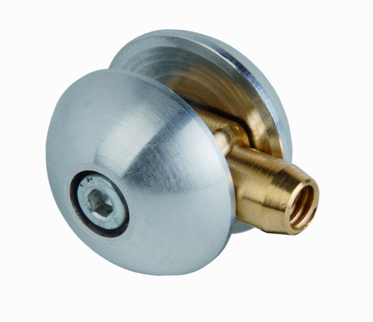 INTERFLEX - Cabezal rodante aluminio diámetro 25 M6