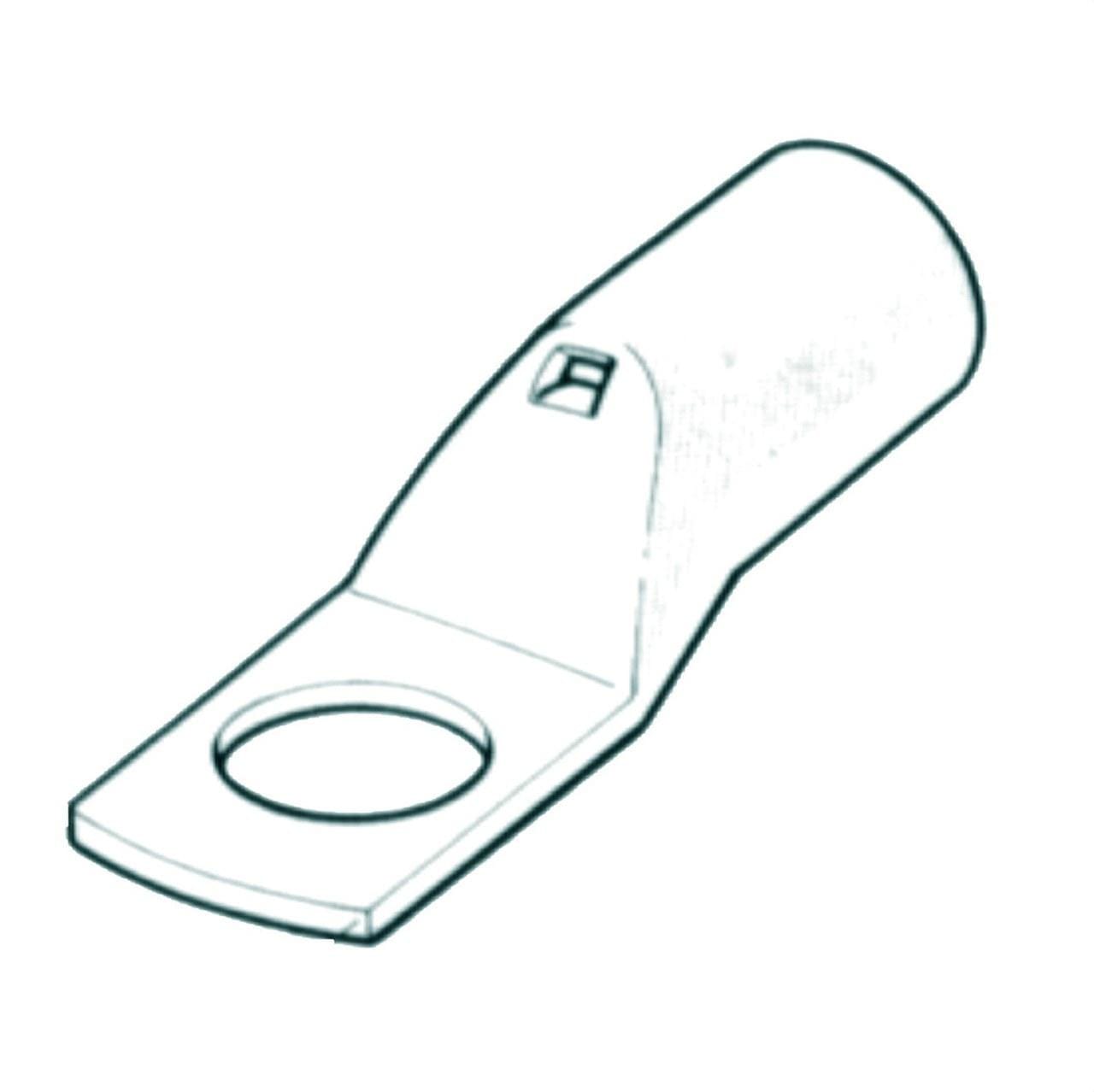 INTERFLEX - Terminal tubo cobre 16mm² tornillo 8