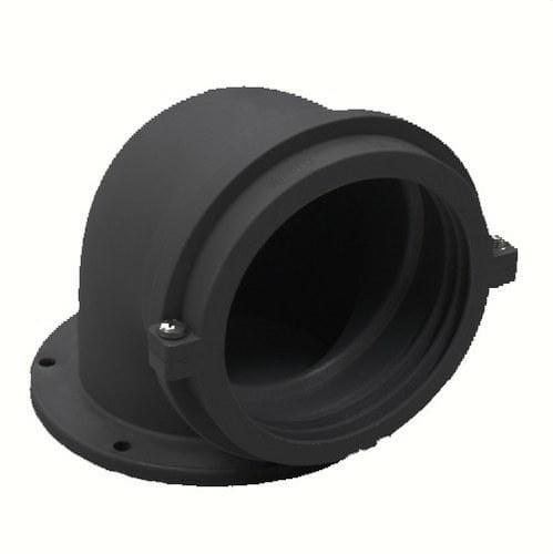 INTERFLEX - Codo 90 GTC poliamida DN70 IP66/68 negro