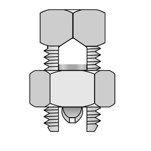 INTERFLEX - Borna tierra 35-50mm² para bandeja VIAFIL latón