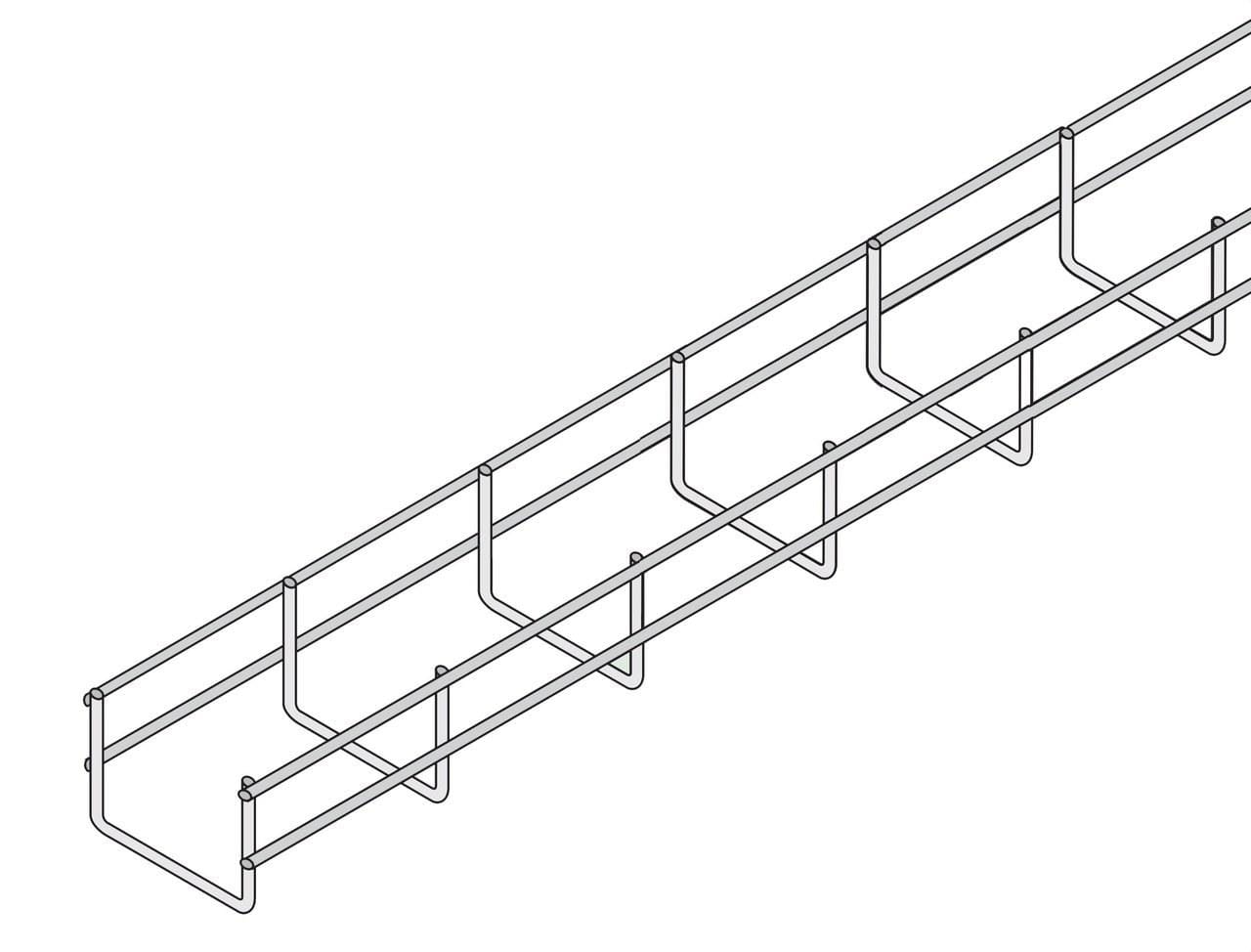 INTERFLEX - Bandeja rejilla VIAFIL 60x60mm HR