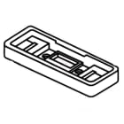 INTERFLEX - Soporte portaetiquetas autoadhesivo 30x17mm negro (192u)