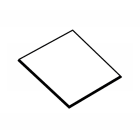 INTERFLEX - Etiqueta para plotter sin adhesivo 27x27mm blanco (96u)