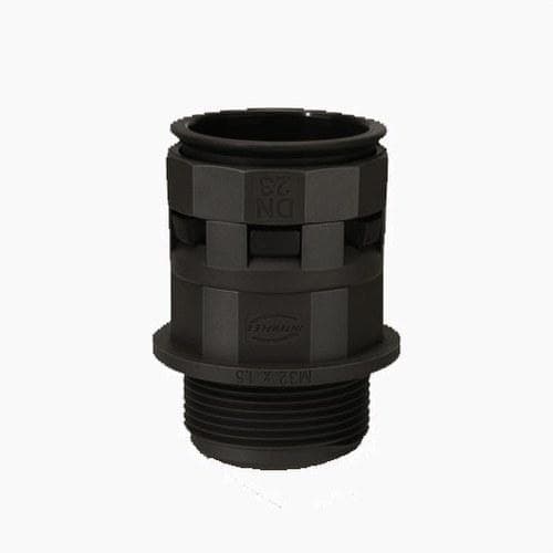 INTERFLEX - Racor recto DN10 M20x1.5 negro