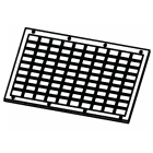 INTERFLEX - Etiqueta plotter autoadhesivo 27x16mm blanco (180u)