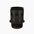 INTERFLEX - RACOR RECTO DN 23 M25x1.5 NEGRO