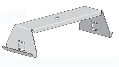 INTERFLEX - Soporte central para VIATEC 150mm galvanizado sendzimir