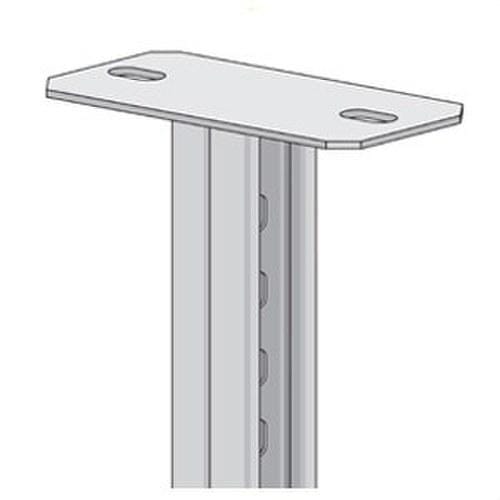 INTERFLEX - Perfil doble C21 con pletina 500mm galvanizado caliente