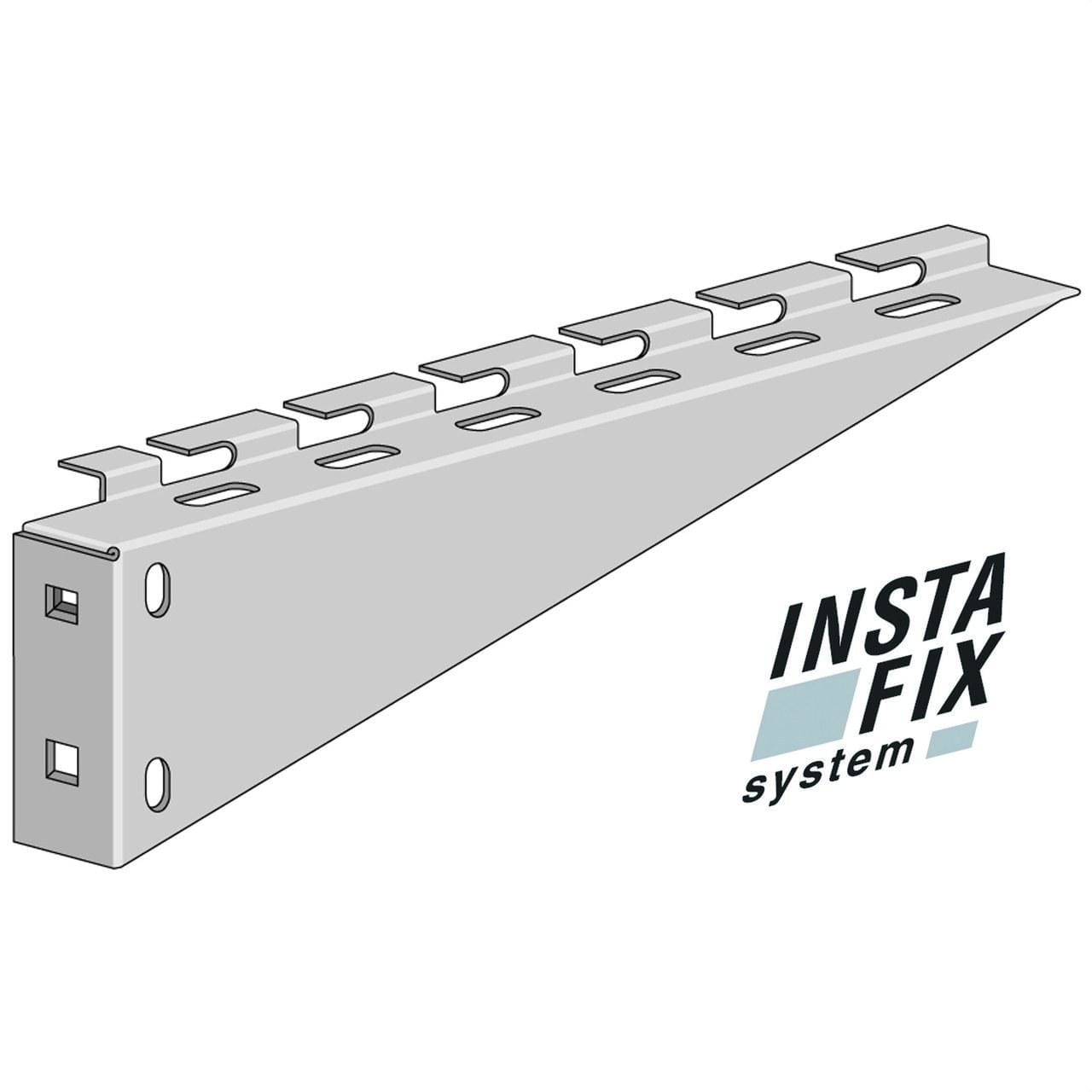 INTERFLEX - Soporte INSTA-FIX pared perfil "C" 150mm galvanizado sendzimir