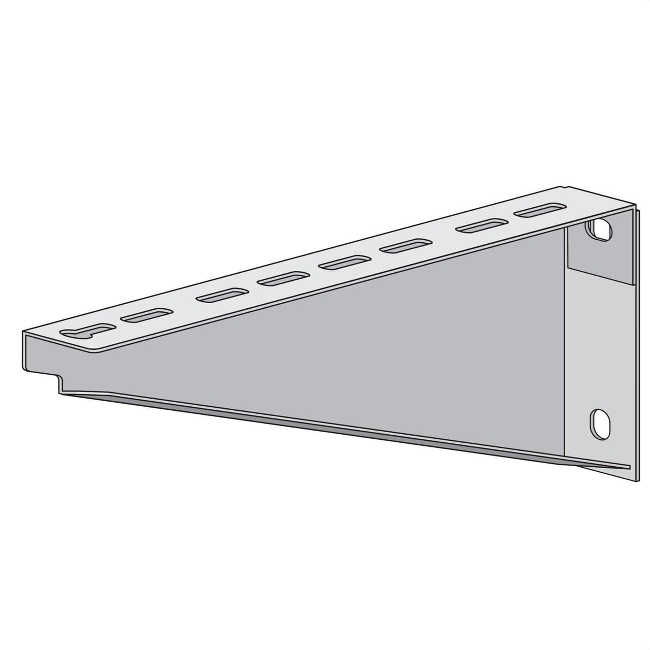 INTERFLEX - Soporte horizontal escuadra 400mm galvanizado sendzimir