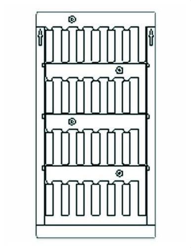 INTERFLEX - Etiqueta para cable 10x4mm SI2K blanco (1152u)