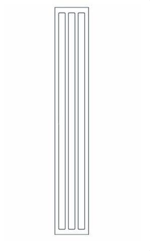 INTERFLEX - Tira borne WAGO-280 155x11mm SI2K blanco (60u)