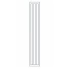 INTERFLEX - Tira borne WAGO-280 155x11mm SI2K blanco (60u)