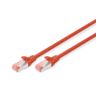 DIGITUS - LATIGUILLO CAT 6 S-FTP LSZH 2 M, ROJO
