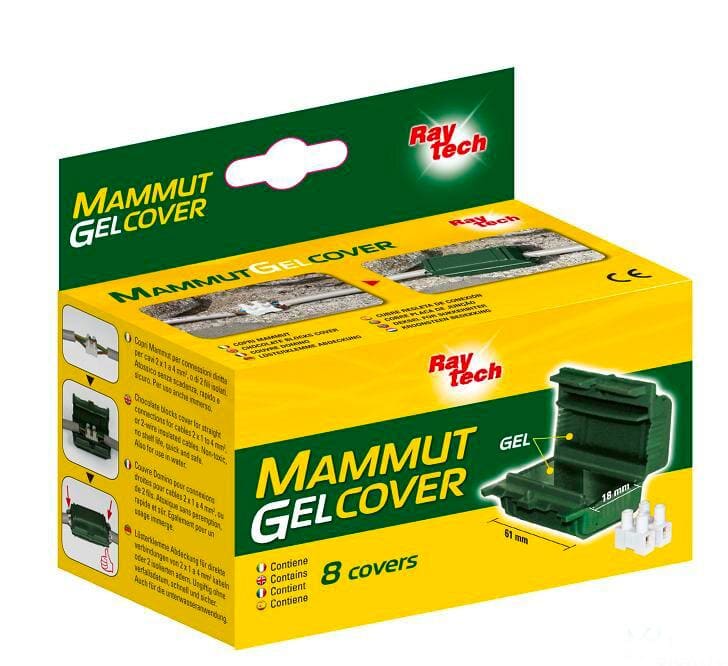 RAYTECH - Torpedo con gel aislante cable / manguera 2x4mm² (Caja 8u)