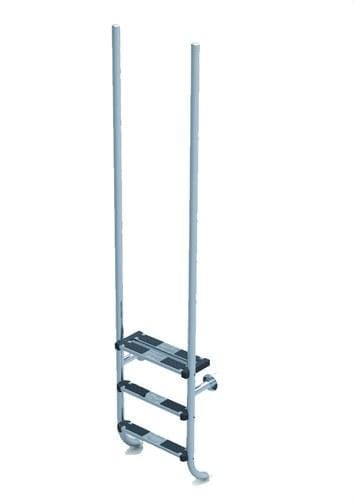 ASTRALPOOL - Escalera ELEGANCE 3 peldaños +1 peldaño seguridad inoxidable