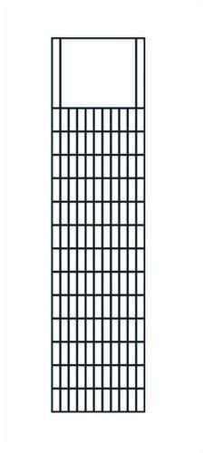 INTERFLEX - Placa para paneles 90x40mm blanco (15u)