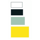 GRAFOPLAST - Etiqueta adhesiva panel 90x40mm blanco (15u)