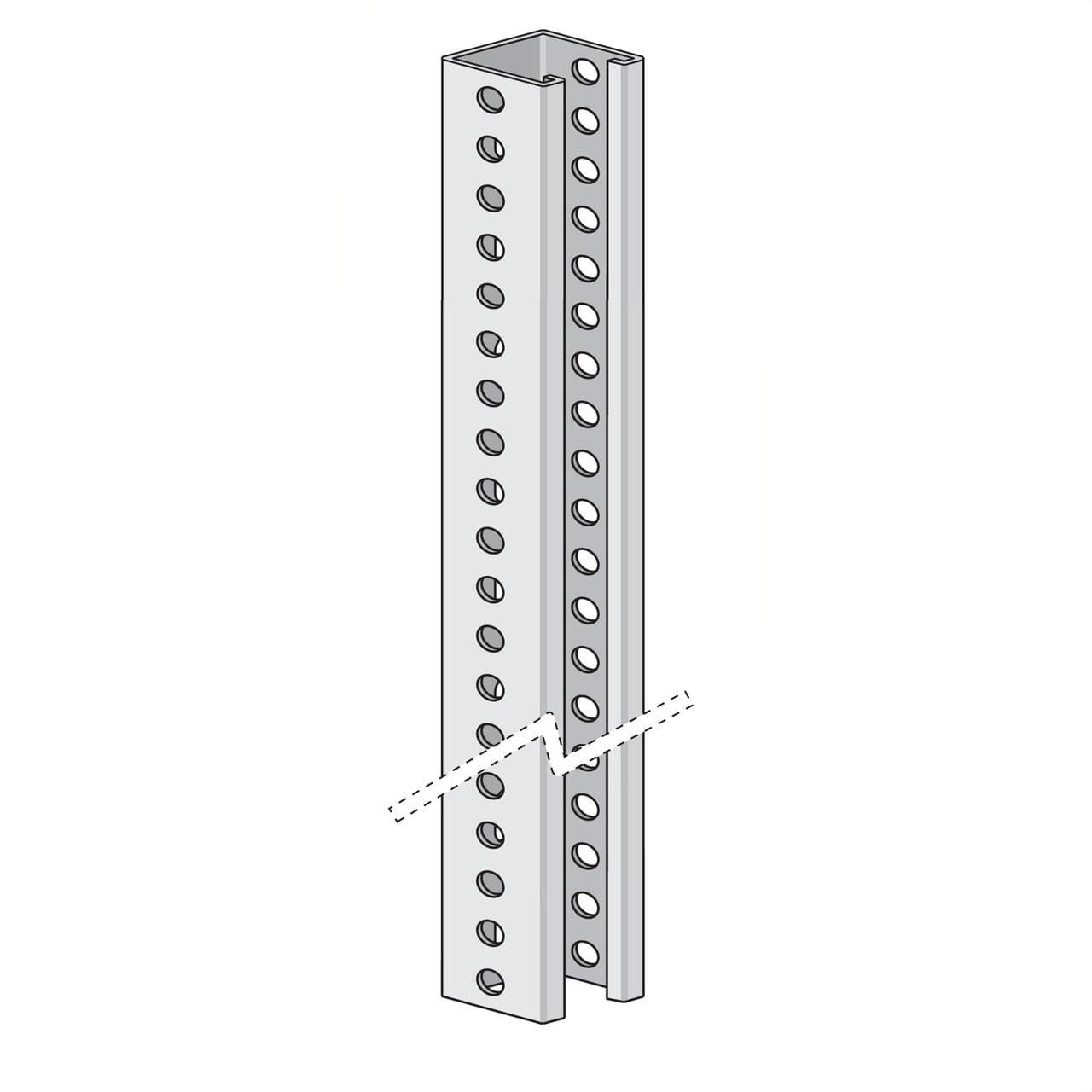 INTERFLEX - Perfil C41 41x41mm galvanizado sendzimir