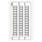 INTERFLEX - Etiqueta 12x5mm borne ENTRELEC blanco (990u)